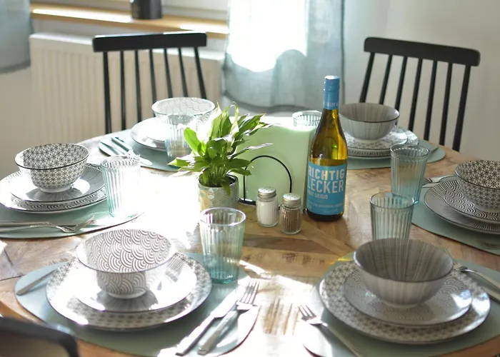 White Midsommar - Stilvolle Wohnung, 4 Schlafzimmer, Kueche Lejlighed Landshut