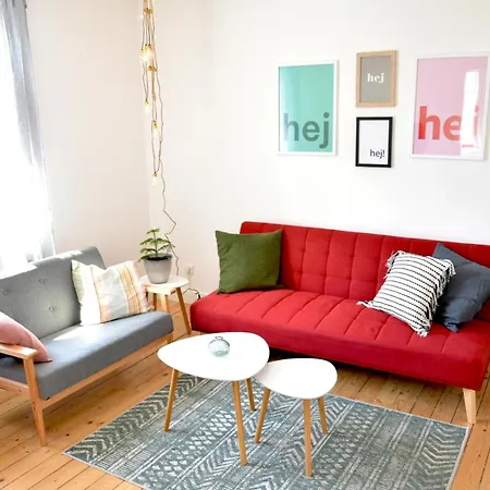 White Midsommar - Stilvolle Wohnung, 3 Schlafzimmer, Wohnzimmer, Kueche